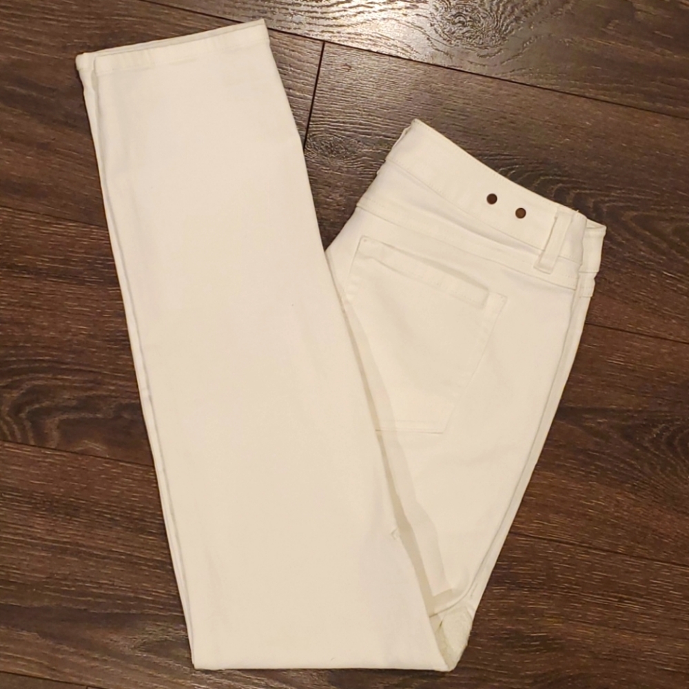 ❤ NWT! CABI EMBROIDERED SLIM BOYFRIEND JEANS, 0 (25) - Picture 9 of 11